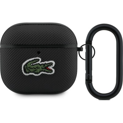 Lacoste Petite Pique Croc Logo Case Black (Apple AirPods 4)